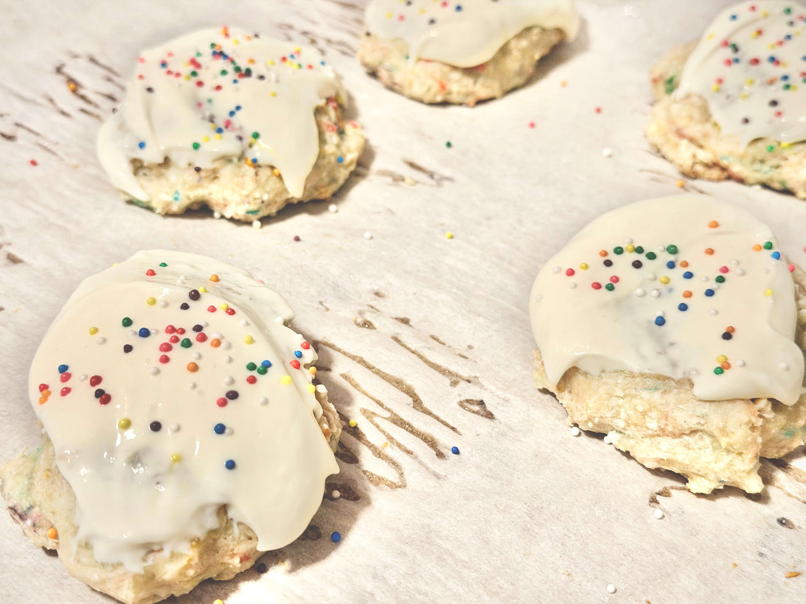 Protein sugar cookies with high-protein frosting.