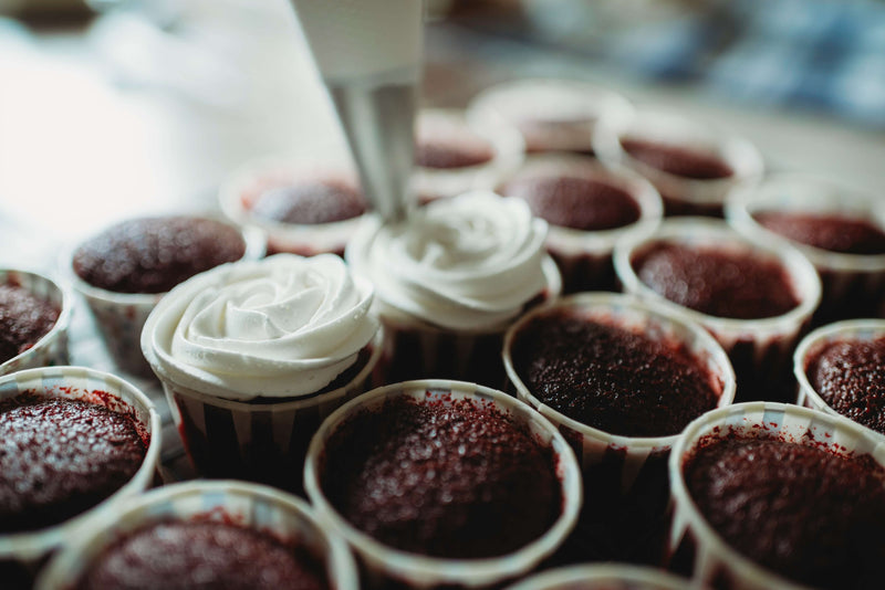 Protein Red Velvet Cupcakes with Purist® Whey Protein