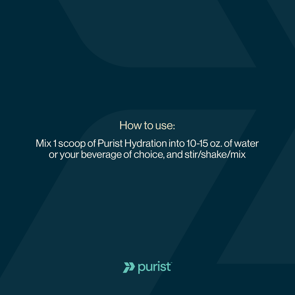 Purist® Hydration Powder