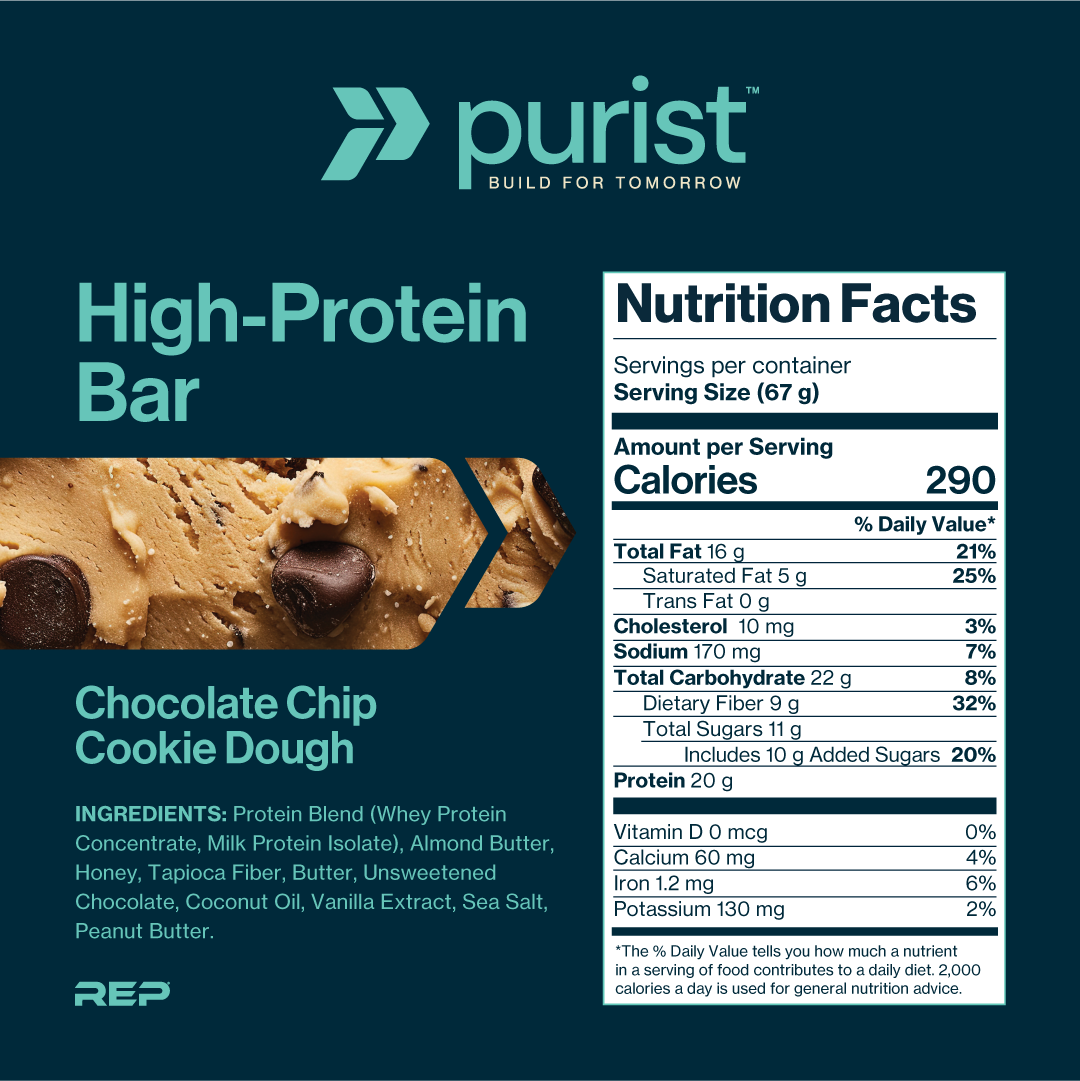 Purist® High Protein Bars